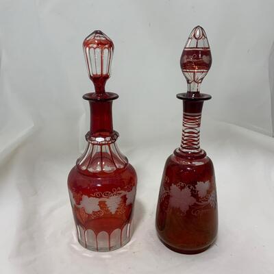 .169. Large Set of Bohemian Glass | c. 1860