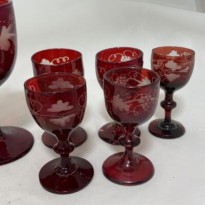 .169. Large Set of Bohemian Glass | c. 1860