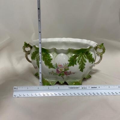 .170. Rare Find | Porcelain Double-Handled Ferner | c. 1890