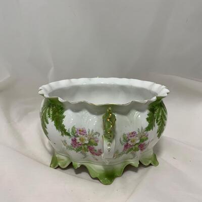 .170. Rare Find | Porcelain Double-Handled Ferner | c. 1890