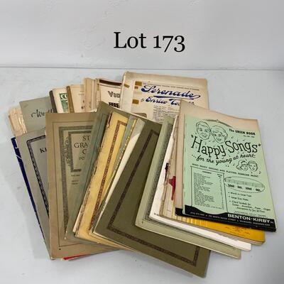 .173. Healthy Collection of Sheet Music