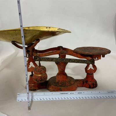 .176. All Original Metal Scale | Brass | c. 1860