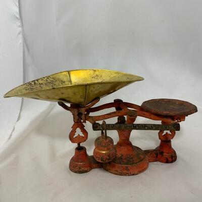 .176. All Original Metal Scale | Brass | c. 1860