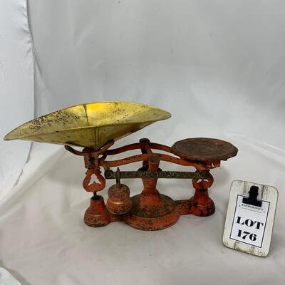 .176. All Original Metal Scale | Brass | c. 1860