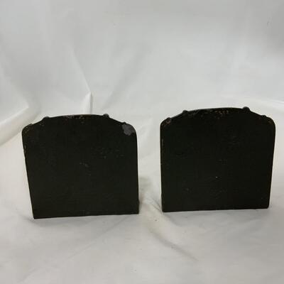 .178. Bronze Book Ends | c. 1880
