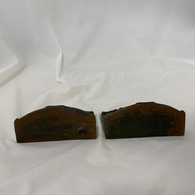 .178. Bronze Book Ends | c. 1880