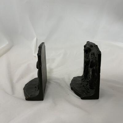 .178. Bronze Book Ends | c. 1880