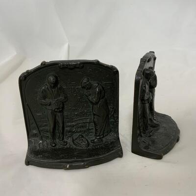.178. Bronze Book Ends | c. 1880