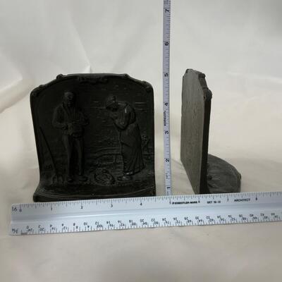 .178. Bronze Book Ends | c. 1880