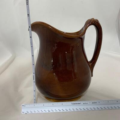 .179. Bennington Stoneware Pitchers | c. 1860