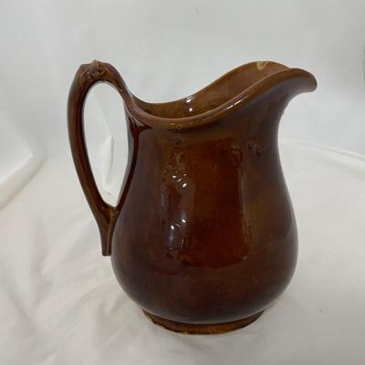 .179. Bennington Stoneware Pitchers | c. 1860