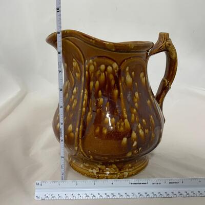 .179. Bennington Stoneware Pitchers | c. 1860