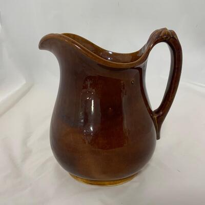 .179. Bennington Stoneware Pitchers | c. 1860
