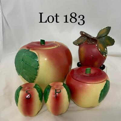 .183. 1930s Apple Kitchen Suite