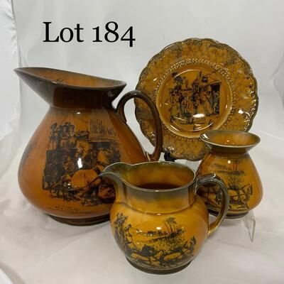 .184. Rare Find | Ridgeways | Pitchers | Vase | Plate | c. 1890
