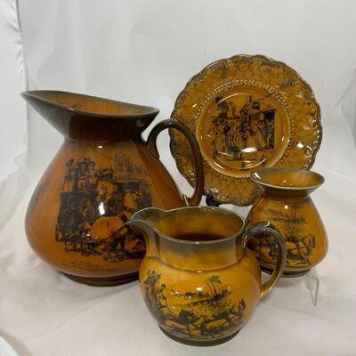 .184. Rare Find | Ridgeways | Pitchers | Vase | Plate | c. 1890