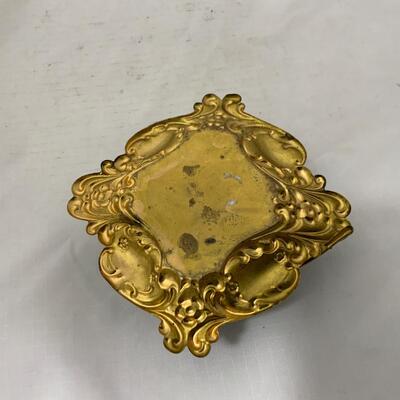 .185. Brass Egg Toothpick | Hand Painted | c. 1870