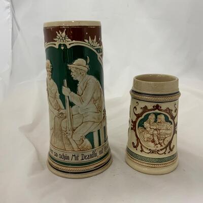.186. Four German Steins | c. 1900