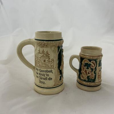 .186. Four German Steins | c. 1900