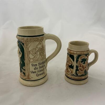 .186. Four German Steins | c. 1900