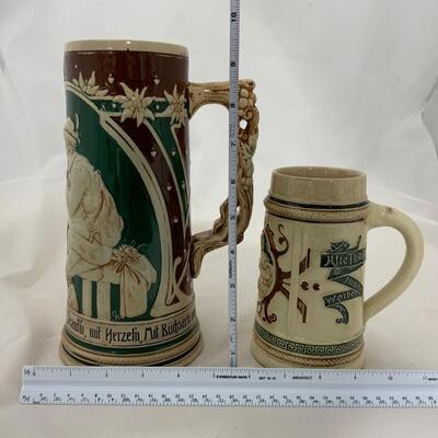 .186. Four German Steins | c. 1900