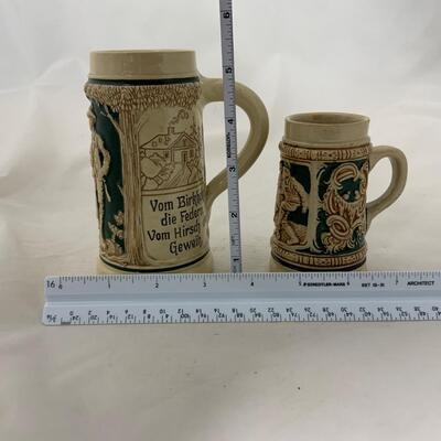 .186. Four German Steins | c. 1900