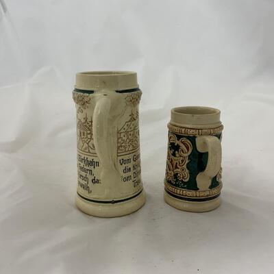 .186. Four German Steins | c. 1900