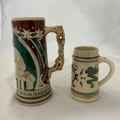 .186. Four German Steins | c. 1900