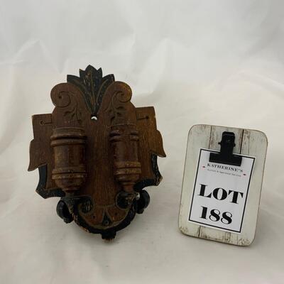 .188. Victorian Match Safe | Walnut | c. 1870