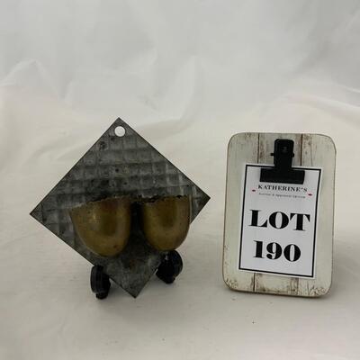 .190. Brass Egg Match Safe | c 1880