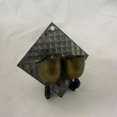 .190. Brass Egg Match Safe | c 1880
