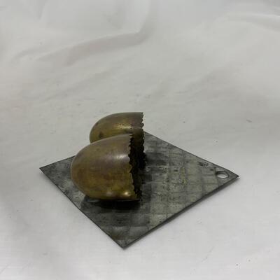 .190. Brass Egg Match Safe | c 1880