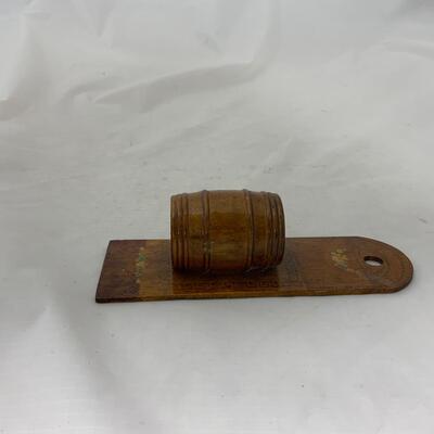 .191. Wooden Wall Mounted Match Safe | c. 1900