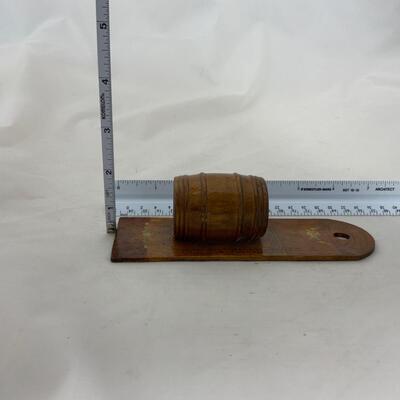 .191. Wooden Wall Mounted Match Safe | c. 1900