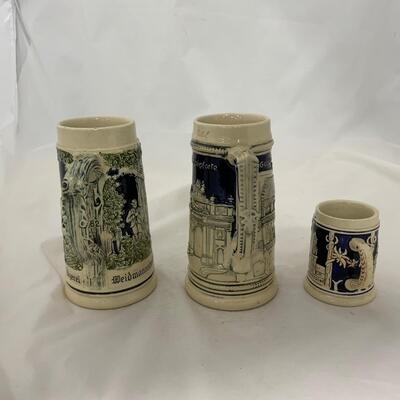 .192. Three German Steins | c. 1900