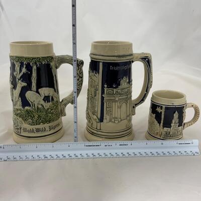 .192. Three German Steins | c. 1900