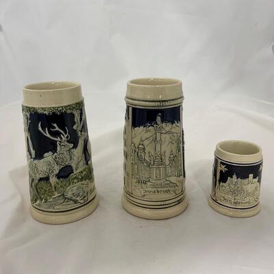 .192. Three German Steins | c. 1900