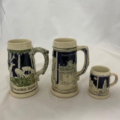 .192. Three German Steins | c. 1900
