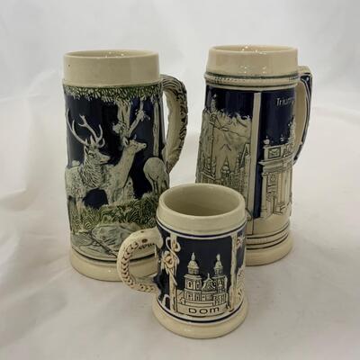 .192. Three German Steins | c. 1900