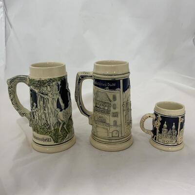 .192. Three German Steins | c. 1900