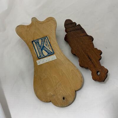 .193. Wood Match Safes | Wood Burned | Walnut