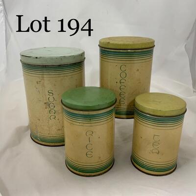 .194. Canister Set | c. 1930