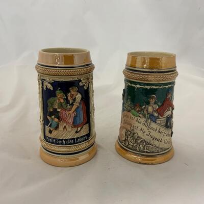 .195. Vintage German Steins