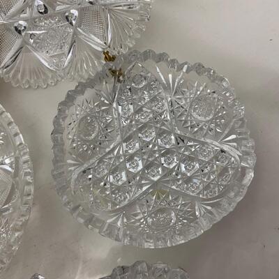 .197. Seven Cut Glass Dishes | C. 1900