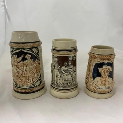 .198. Three German Steins | c. 1900