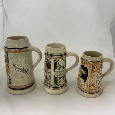 .198. Three German Steins | c. 1900