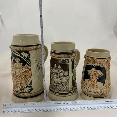 .198. Three German Steins | c. 1900