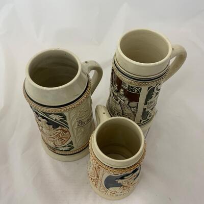 .198. Three German Steins | c. 1900