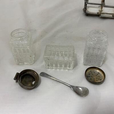 .200. Victorian Set | Mustard | Salt | Pepper | c. 1880