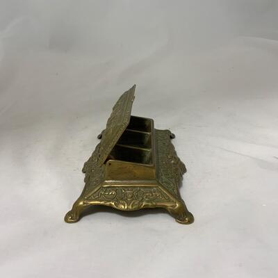 .201. Brass Stamp Box | c. 1880